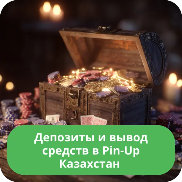 Депозиты и вывод средств в Pin-Up Казахстан